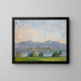 Blick auf Frauenchiemsee - Paul Roloff — gerahmtes Bild an der Wand