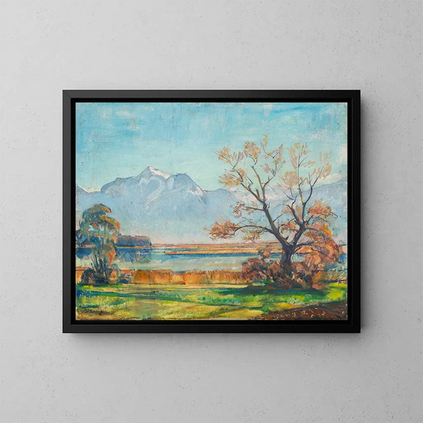 Ambiance automnale au Chiemsee - Paul Roloff — gerahmtes Bild an der Wand