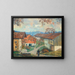 Rimsting am Chiemsee - Paul Roloff — gerahmtes Bild an der Wand