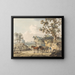 Ein Sandkasten - Paul Sandby — gerahmtes Bild an der Wand
