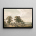 Approchant Rochester et la Medway - Paul Sandby — gerahmtes Bild an der Wand