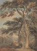 Paar in einem Bauernhofhof - Paul Sandby — Ansicht des Kunstwerks