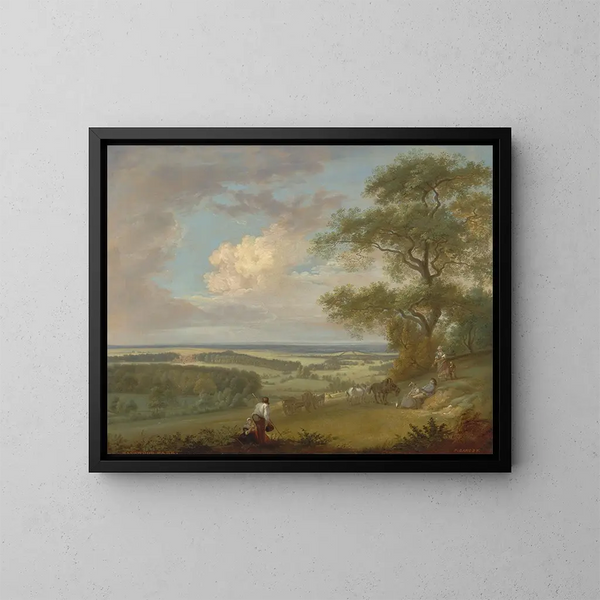 Hackwood Park, Hampshire - Paul Sandby — gerahmtes Bild an der Wand