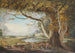 Landschaft mit See und großem Baum im Vordergrund - Paul Sandby — Ansicht des Kunstwerks