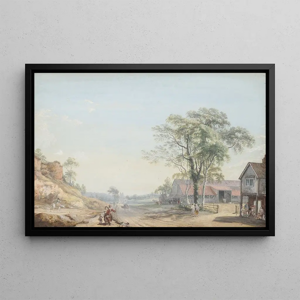 Midi - Paul Sandby — gerahmtes Bild an der Wand