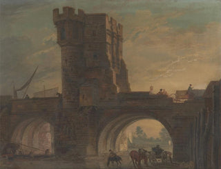 Paul Sandby - Old Bridge at Shrewsbury.webp