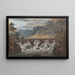PontyPier bei Llanroost Denbighshire - Paul Sandby — gerahmtes Bild an der Wand
