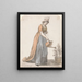 Sara Hough Mme T. P. Sandby's, Kindermädchen - Paul Sandby — gerahmtes Bild an der Wand
