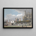 Chapelle Saint-Georges à Windsor et l'entrée du cloître des chantres - Paul Sandby — gerahmtes Bild an der Wand