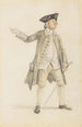Studie eines Gentlemans mit Dreispitz-Hut - Paul Sandby — Ansicht des Kunstwerks