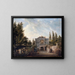 L'atelier de l'artiste à Bayswater - Paul Sandby — gerahmtes Bild an der Wand