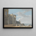 Die Nordterrasse des Windsor Castle, Blick nach Westen - Paul Sandby — gerahmtes Bild an der Wand