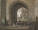 Die Tür des Turms im Windsor Castle - Paul Sandby — Ansicht des Kunstwerks