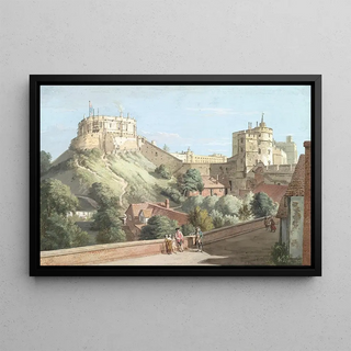 Paul Sandby - Windsor Castle The Round Tower Royal Court and Devils Tower from the Black Rod.webp