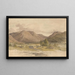 Vue de Side Farm Patterdale - Paul Sandby Munn — gerahmtes Bild an der Wand