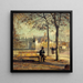 Le Quai de l'Hôtel de Ville vu de l'île de la Cité - Paul Schaan — gerahmtes Bild an der Wand
