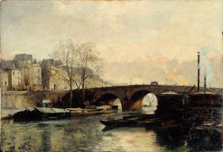 Paul Schaan - Le pont Marie vu du quai des Clestins.webp
