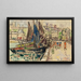 Audierne - Paul Signac — gerahmtes Bild an der Wand