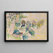 Bourg-Saint-Andéol - Paul Signac — gerahmtes Bild an der Wand