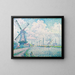 Kanal von Overschie - Paul Signac — gerahmtes Bild an der Wand
