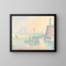 Der Abend - Paul Signac — gerahmtes Bild an der Wand