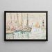 Groix - Paul Signac — gerahmtes Bild an der Wand