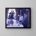 Die Esszimmer - Paul Signac — gerahmtes Bild an der Wand