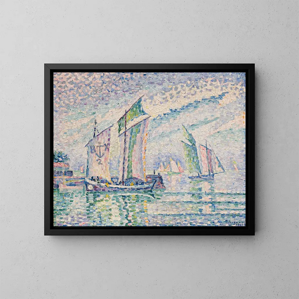 Le Chenal de La Rochelle - Paul Signac — gerahmtes Bild an der Wand