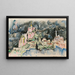 Le Puy-en-Velay, Gewitterhimmel - Paul Signac — gerahmtes Bild an der Wand