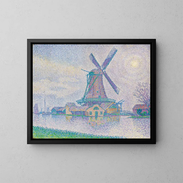Moulin d'Edam - Paul Signac — gerahmtes Bild an der Wand