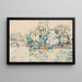 Paris, die Seine am Pont Royal - Paul Signac — gerahmtes Bild an der Wand