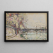 Pont des Arts - Paul Signac — gerahmtes Bild an der Wand