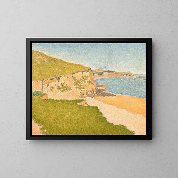 Portrait de Tertre Denis - Paul Signac — gerahmtes Bild an der Wand