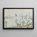 Saint-Gilles-Croix-de-Vie - Paul Signac — gerahmtes Bild an der Wand