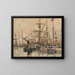 Saint-Malo, die Terreneuvas - Paul Signac — gerahmtes Bild an der Wand