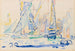 Saint-Tropez, Tartanes am Hafen - Paul Signac — Ansicht des Kunstwerks