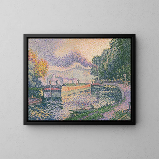 Paul Signac - The Tugboat Canal in Samois.webp