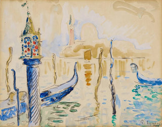 Paul Signac - Venise Fanal du Traghetto.webp