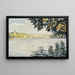 Vue de la Seine à Herblay - Paul Signac — gerahmtes Bild an der Wand