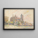 Viviers - Paul Signac — gerahmtes Bild an der Wand