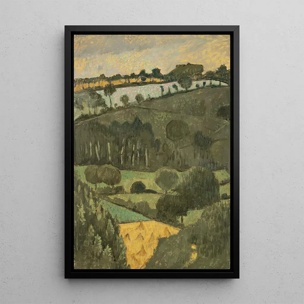 Les blés coupés - Paul Sérusier — gerahmtes Bild an der Wand