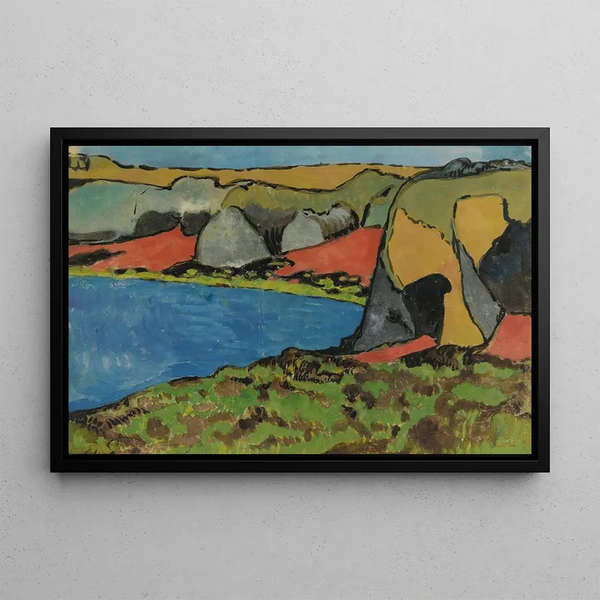 Landschaft breton La Petite Anse - Paul Sérusier — gerahmtes Bild an der Wand