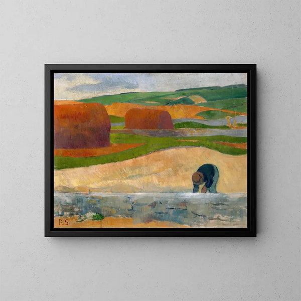 Ramasseur d'algues - Paul Sérusier — gerahmtes Bild an der Wand
