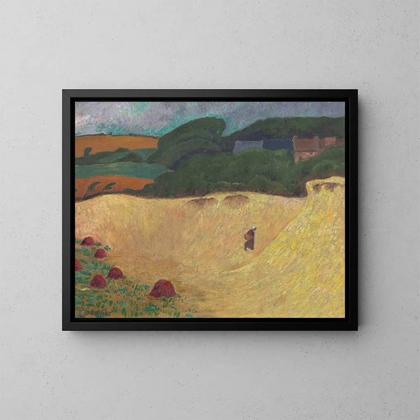 Die Strand der Großen Sandbänke in Le Pouldu - Paul Sérusier — gerahmtes Bild an der Wand
