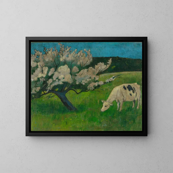 Weiße Kuh - Paul Sérusier — gerahmtes Bild an der Wand