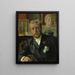 Portrait eines Gentlemans - Paul Troubetzkoy — gerahmtes Bild an der Wand