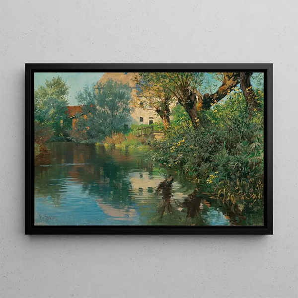 Paul Von Spaun - A Creek in Spring.webp