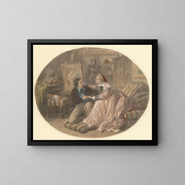 Ein Ehemann, den man liebt - Paul Émile Antony Morlon — gerahmtes Bild an der Wand