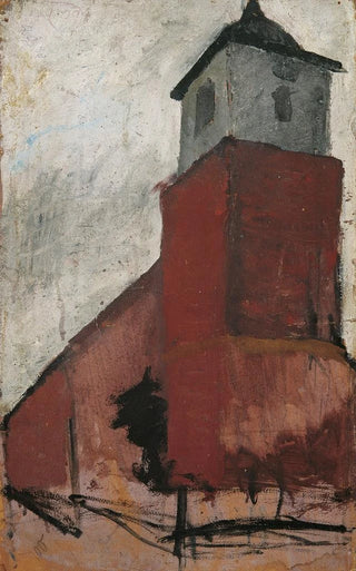Paula ModersohnBecker - Church in Worpswede.webp
