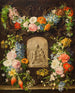 Krone aus Blumen mit Relief der Madonna - Pauline Koudelka-Schmerling — Ansicht des Kunstwerks